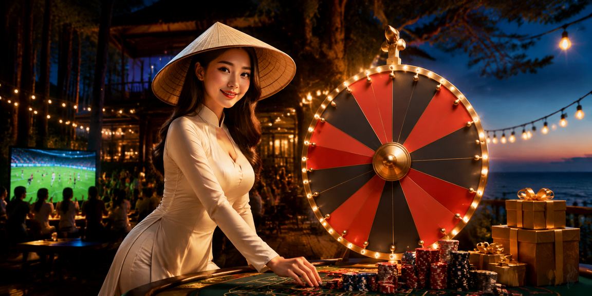 Người chơi tham gia rút thăm may mắn với nón lá tại Đà Lạt